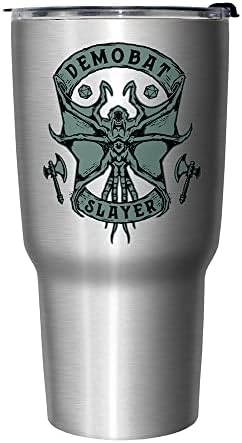 Netflix Stranger Things Demobat Slayer 27 oz Caneca de viagem em aço inoxidável