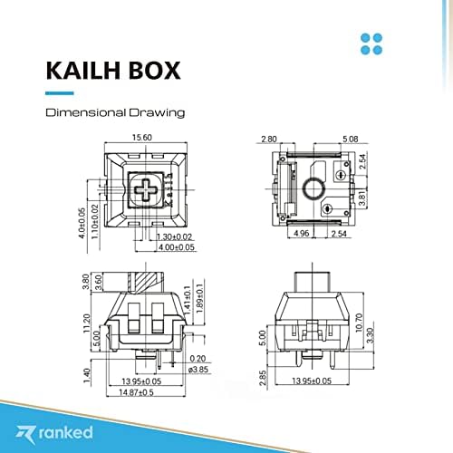 Caixa Kailh Classificada Jade | Placa montada