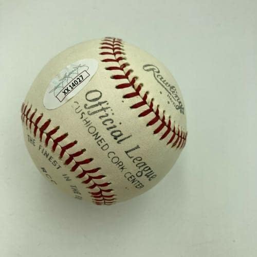 Willie Mays assinou o Baseball Official da Liga Vintage autografada com a JSA COA - Bolalls autografados