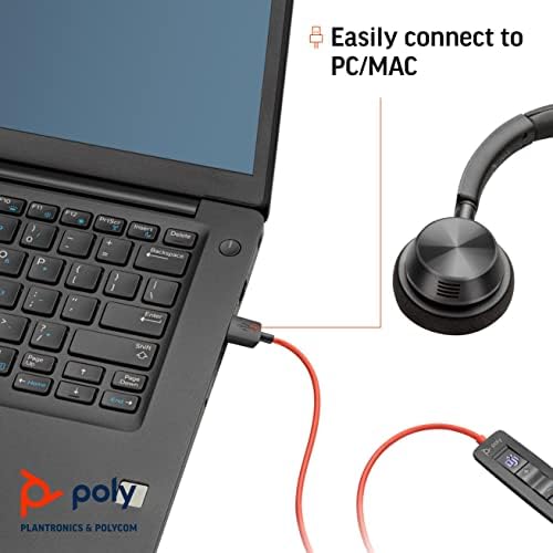 Plantronics-Blackwire 3315 USB-C-fone de ouvido com fio e orelha única com microfone de boom-conecte-se ao PC/Mac