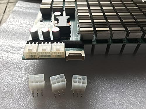 Conectores 50pcs 6pin Fio do conector do ângulo reto à placa de PCB para mineriner Antminer S9 Z9 L3+ T9+ D3 X3 Innossilicon A9 A8+ Ebit -