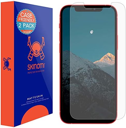 Protetor de tela fosco de Skinomi compatível com Apple iPhone 12 Anti-Glare Skin Matte TPU Anti-Bubble Film