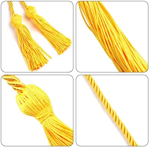 FOIMAS 6PCS Cordão de honra de graduação, graduação Honor Tassel Tassel Cords a granel Cord para estudantes de graduação