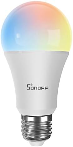 S0NOFF B05-B-A60 WIFI SMART LED LED E27 Dimmable RGB lâmpadas lâmpadas 9W Smart Home BH7