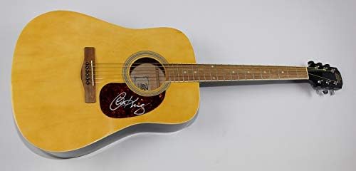 Carole King Tapeçaria assinada Autografado Blonde Wood Tamanho completo da guitarra acústica loa