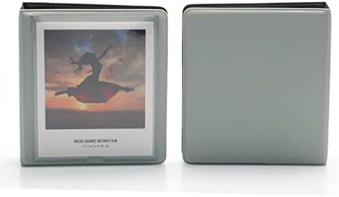 Ekedac 2 pacote 33 bolsos álbum de fotos para câmera instantânea Polaroid, terno para 3,5 em x 4,25 em fotos, material