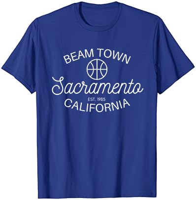 Town retro de feixe, camiseta de Sacramento Califórnia