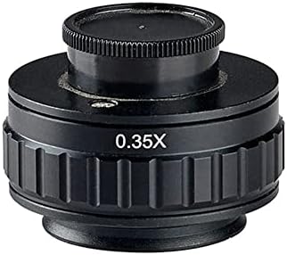 Kit de acessórios para microscópio 0,35x/0,5x CTV Foco Anel adaptador de montagem C ajustável 38mm para lâminas de