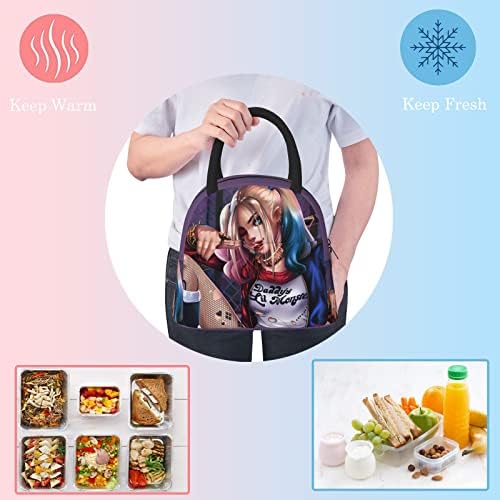 Lunch Bag Comic Womens Isoll Isoled Bag Bag Anime Isolamento Reutilizável