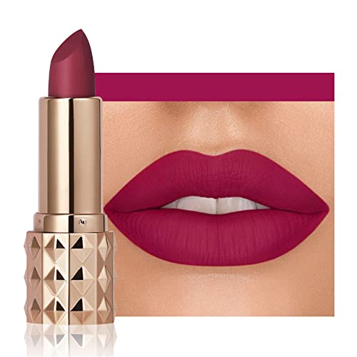 WGUST FLOR BROW Lipstick com maquiagem labial Veludo duradouro High Pigmment Pigmento Nude Impermeável Lip Gloss Velvet Lipstick Lip Gloss Subtle Beauty Makeup Stack