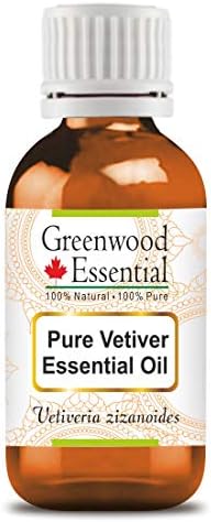 Greenwood essencial vetiver puro vetiver essencial a vapor destilado 5ml