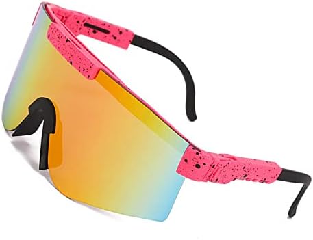 Óculos de sol esportivos polarizados de Zhabao para homens e mulheres, óculos frios de sol Viper para ciclismo de beisebol ao ar