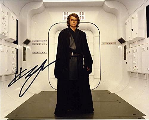 Hayden Christensen Darth Vader s Wars 8x10 Foto assinada autêntica autêntica 'ga' coa compatível com Guerra nas Estrelas