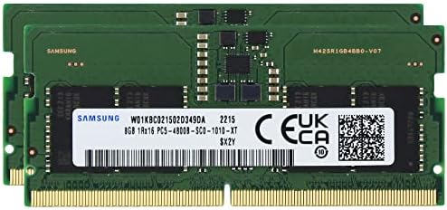 Factory original de 32 GB compatível com Asus Rog Zephyrus M16 GU603Z-XK8044W DDR5 4800MHz PC5-38400 SODIMM 2RX8 CL40 1.1V 262 Pin Notebook Moduule de memória RAM