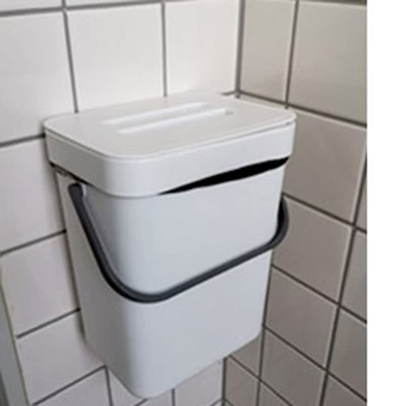 Uxzdx Kitchen pendurado lixo pode lixo de banheiro de parede impermeabilizado com tampa com tampa