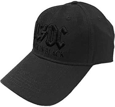 AC/DC de volta ao boné preto de beisebol preto