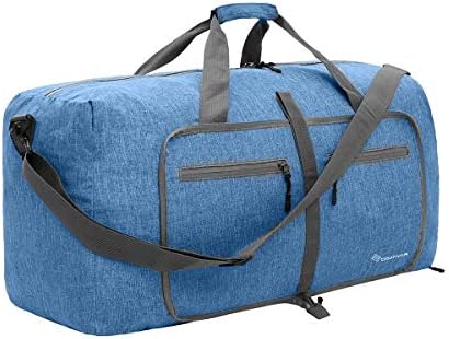 Duffle Duffle para homens - bolsa dobrável de mochila com compartimento de sapatos - bolsas noturnas resistentes à prova d'água e ruptura