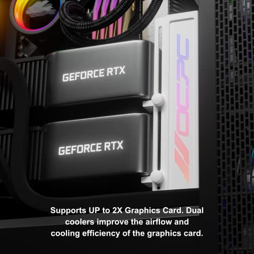 OCPC POLE P1 Bracket de suporte da GPU, suporte para resfriamento da placa gráfica, suporte da GPU e suporte de GPU até 2 placas gráficas