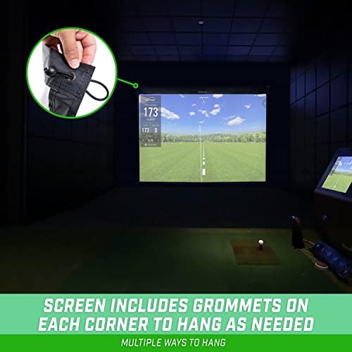 Tela de impacto do simulador de golfe de Gosports - escolha 7 pés x 7 pés ou 10 pés x 10 pés