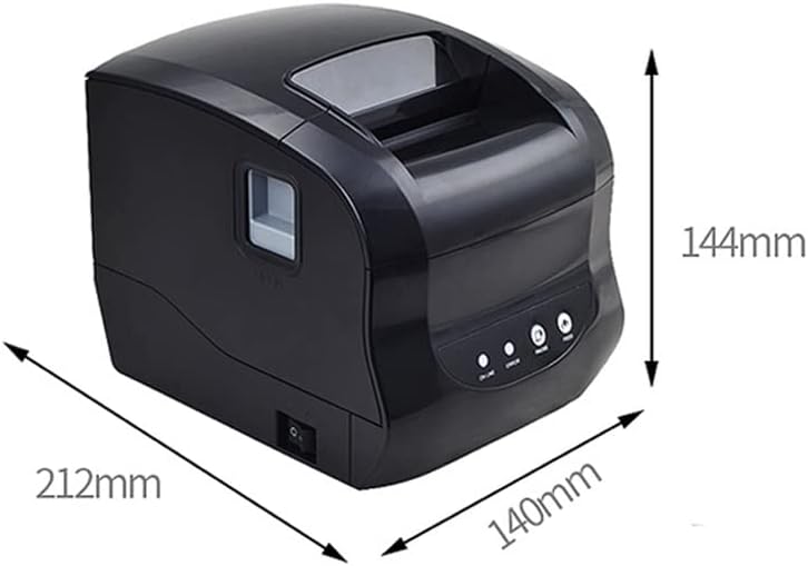 FZZDP Impressora de etiqueta pequena móvel USB azul 58mm Térmico Multi Recibe Printer Sticker