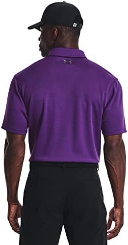 Under Armour Men's Tech Golf Polo, Galaxy Purple / / Pitch Grey, 3x-grande altura