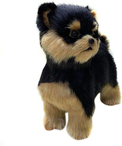 Uongfi realista yorkie simulação brinquedo cachorro cachorro