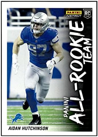 Aidan Hutchinson RC 2022 Panini Instant All-Rookie Team /665#ART14 ROOKIE NM+ -MT+ NFL FUTEBOL Lions