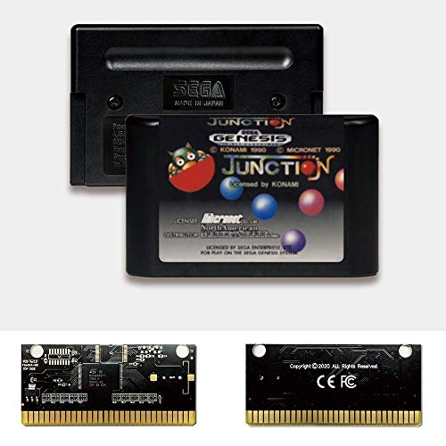 Aditi Junction - USA Label Flashkit MD Electroless Gold PCB Card para Sega Genesis Megadrive Console