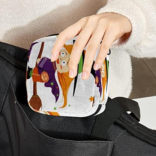 Bolsa de armazenamento de guardanapos sanitários de Oryuekan, bolsas de zíper menstrual reutilizável portátil, bolsa