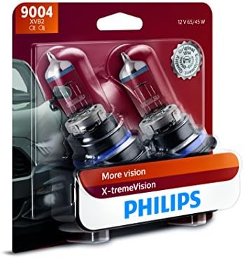 Philips 9004 X-Tremevição Atualize a lâmpada dos faróis com até mais visão, 2 pacote