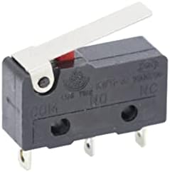 Botão do interruptor de energia Hikota 10 PCs Micro interruptor 2/3pin no/nc mini-limite interruptor 5a 250vac kw11-3z