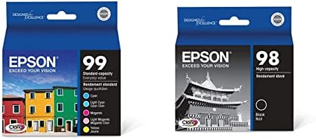 EPSON T099 CLARIA HI -DEFINIÇÃO PADRÃO CAPACIDADE DE TINTA DE 5 COMBO COMBO COLOR