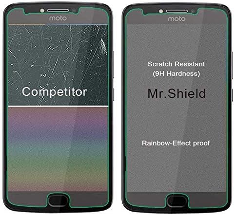 Mr.Shield [3-Pack] projetado para Motorola Moto E4 Plus/Moto E Plus [Protetor de tela de vidro temperado] [Japan Glass