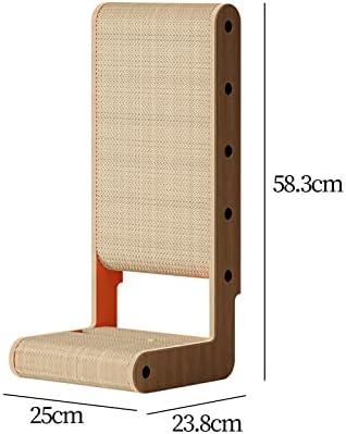 Gralara L em forma de gato scratcher gato scratch bloco gato parede scratcher vertical Local confortável para descansar