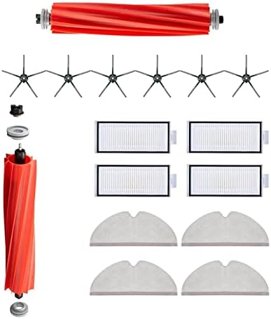 Escova de escova de rolo de reposição HEPA Filtro compatível com roborock q7 q7+ q7max q7max+ robot ascorreradores