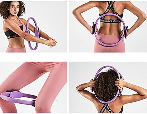 KFJBX Pilates Yoga Wheel Sports Ring Double Handled Handd Yoga Treinando Women Fitness Slimming Gym Workout Ferramenta