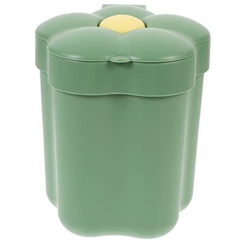 Tofficu 4pcs lixo de flores pode escritório latas de lixo desperdício cesto para cesto de lixo de escritório com cestas de resíduos