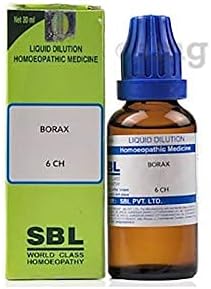 Diluição SBL Borax 6 CH