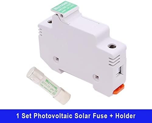 1 conjunto de fusíveis solares fotovoltaicos 1 com 10 * 38 mm DC 1000V 1A 3A 5A 10A 15A 20A 25A 30A para caixa de combinador