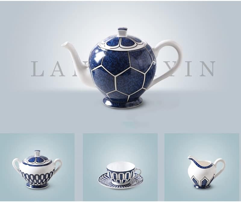 Conjunto de café TJLSS Conjunto de drinques de chá de porcelana para displays em casa Bandejas decorativas