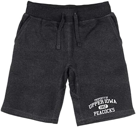 W República Upper Iowa Pavalia Propriedade College Fleece Shorts de cordão
