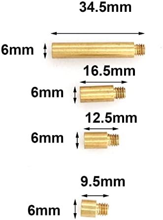 Heyous 4pcs 4 tamanhos de cobre dart peso adicione acentuator dardos de peso de prisão de peso acessórios de dardo
