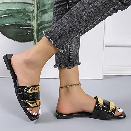 Flipers femininos de verão chinelos casuais para mulheres sapatos externos de interior moda sandálias internas respiráveis