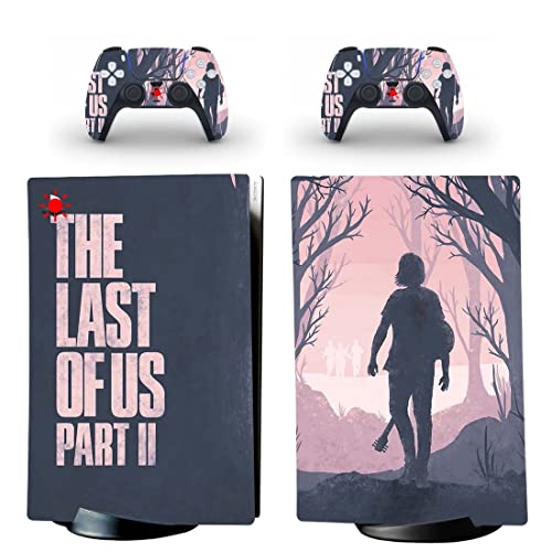 Joe The Last Joel de Ellie Us Tess Sarah PS4 ou PS5 Skin Stick para PlayStation 4 ou 5 Console e 2 Controllers Decalk Vinyl V14779