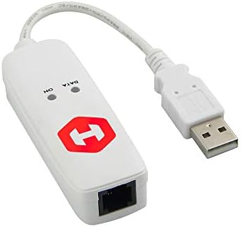 Hiro H50353 V92 56K Data USB externo Fax Dial Up Internet Port Single Port verdadeiramente plugue a instalação sem driver incorporada