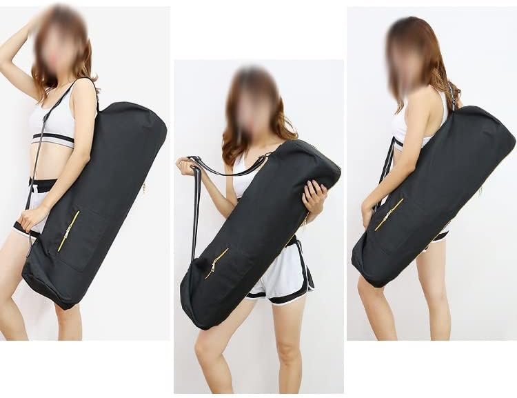 N/A Multifunction Yoga Bag Gym Gym Mat Bag de grande capacidade Yoga Backpack Yoga Pilates Mat Case Bag Transportadores