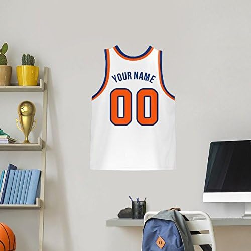 Decalque de parede de camisa de basquete personalizado