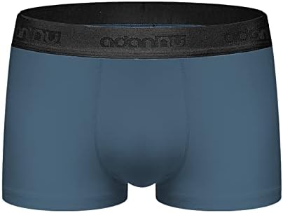 2023 Novo calcinha Slim Men's Slim de cor sólida Boxer Mid-Waist Soft Briefs Sexy Short Short