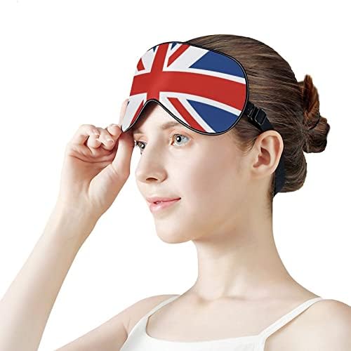 Union Jack uk Flag da máscara de olho impressa no sono