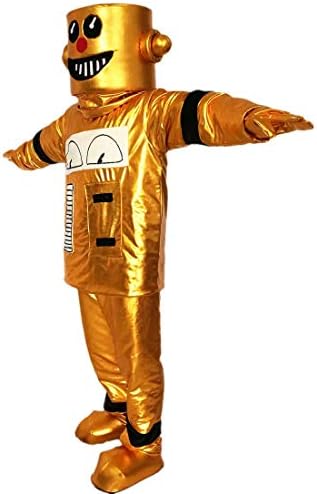 Cartoon mascote robô traje característico Fursuit adulto Cosplay Cartoon Character Suit